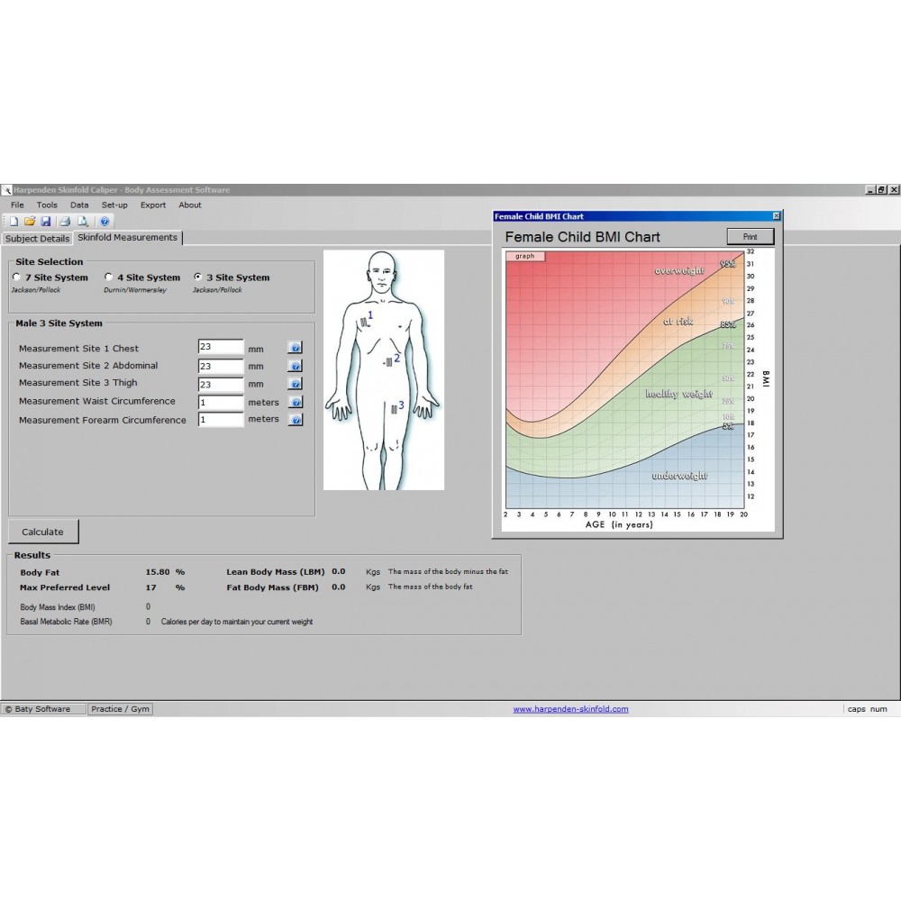 Harpenden Skinfold Caliper Fu Kang Healthcare Shop Online