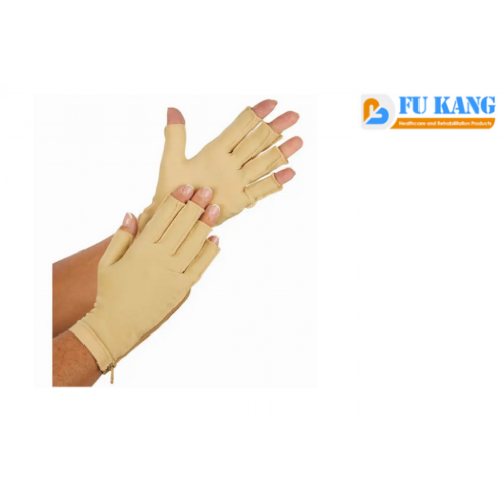 Fu Kang Therapeutic Zip Compression Gloves (with Zipper) (Sold By Per Piece)