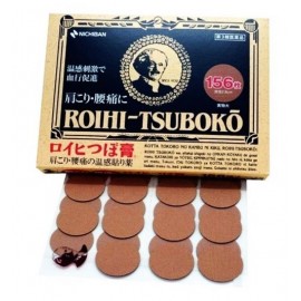 NICHIBAN Roihi-Tsuboko Pain Relief Plaster Patch Hot, 156’s