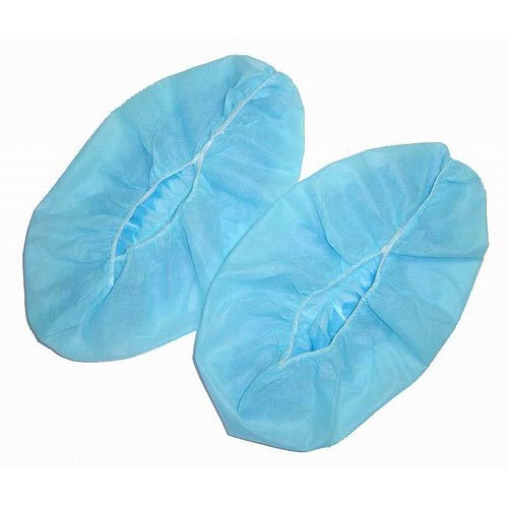 Disposable Shoe Cover Non-Skid,Non-Woven Blue Colour 100's (50 Pairs)