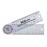 Baseline® Plastic Goniometer - Rulongmeter Style - 360 Degree Head - 6 inch Arms