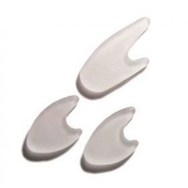 Silipos Gel Toe Separators Anti-Bacterial with Silver, Pkg of 15
