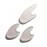 Silipos Gel Toe Separators Anti-Bacterial with Silver, Pkg of 15