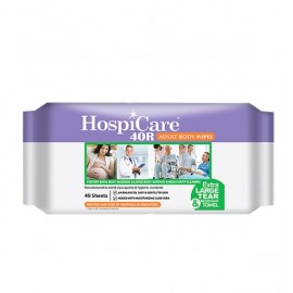 HospiCare 40R Adult Body Wet Wipes