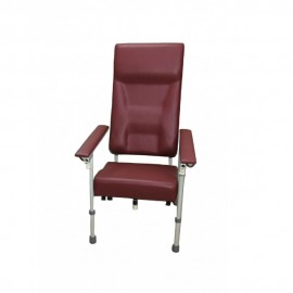 Height Adjustable High Back Geriatric Chair with Meal Tray