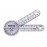 Baseline® Plastic Goniometer - 360 Degree Head - 6 inch Arms