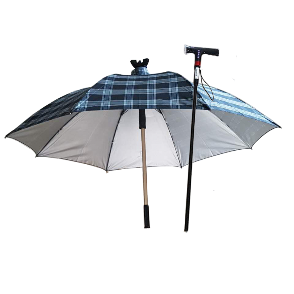 Smart Umbrella Walking Stick - Smart Walking Stick with Radio for ...