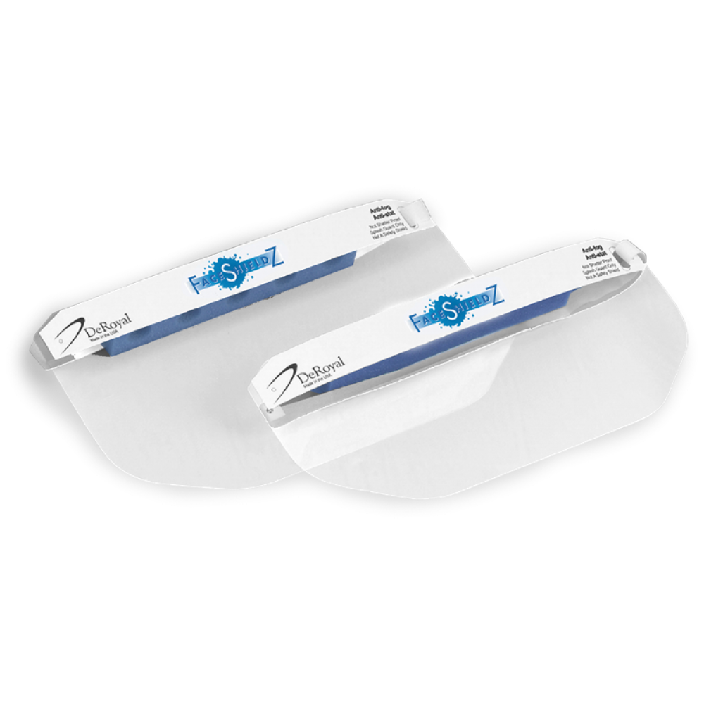 DeRoyal Faceshieldz™ Face Shield Disposable Clinical Supply Fu