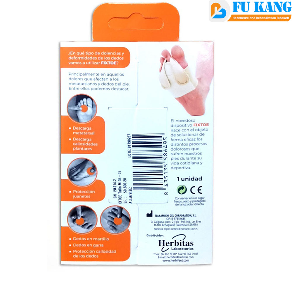 Silipos Gel Toe Spreaders - Toe Spacer - Anti-Bacterial with Silver - Toe  Alignment - Fu Kang Healthcare Shop Online