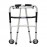 Foldable Walking Frame with Front Castors Rollator Wheels