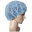 Disposable Bouffant Mob Caps, Hair Head Cover Net, Non-Woven Blue, 21" (100 pcs / Pkg)