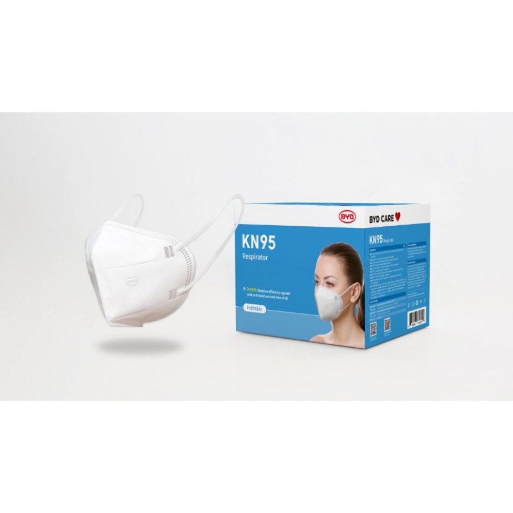 BYD KN95 Mask Particulate Respirator 50s 