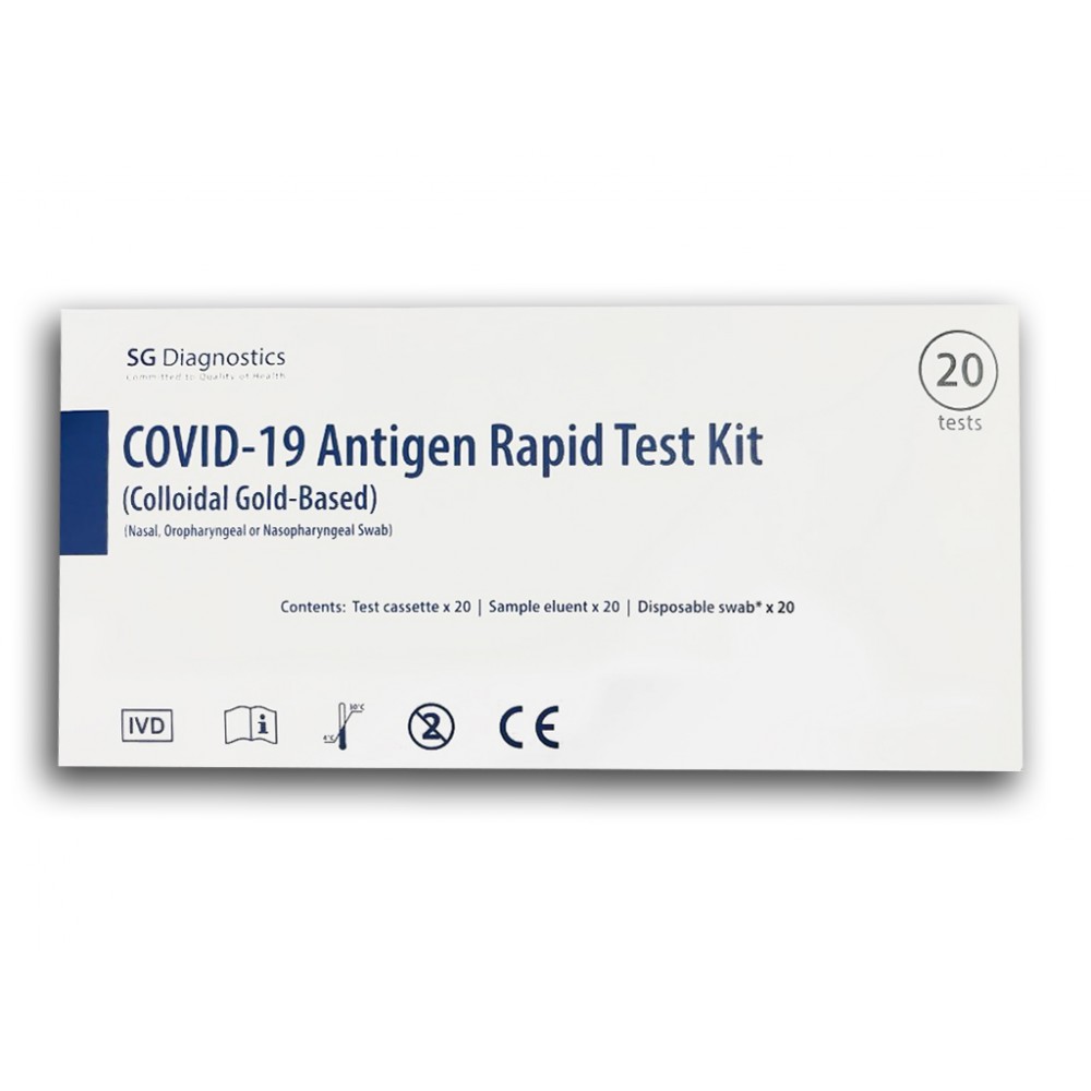 Antigen Rapid Test Kit (ART) For COVID19 by SG Diagnostic Made In