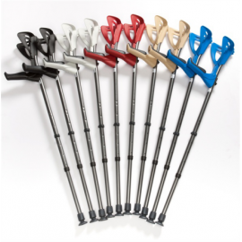 Ergotech Elbow Forearm Lightweight Crutches (Made in France)