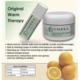 Sombra Natural Pain Relieving Gel, Warm Therapy, 4oz